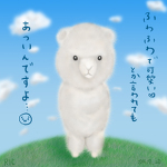 アルパカイラスト1