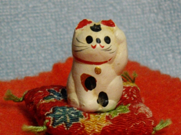 まねきねこ・幸運を招いてくれます。