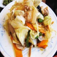 肉野菜炒め　600円