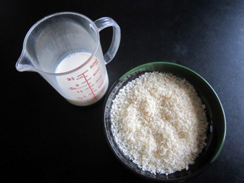 牛乳,パン粉